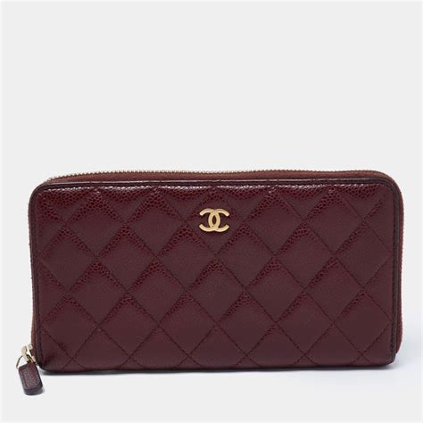 chanel red flap wallet|chanel small zipper wallet.